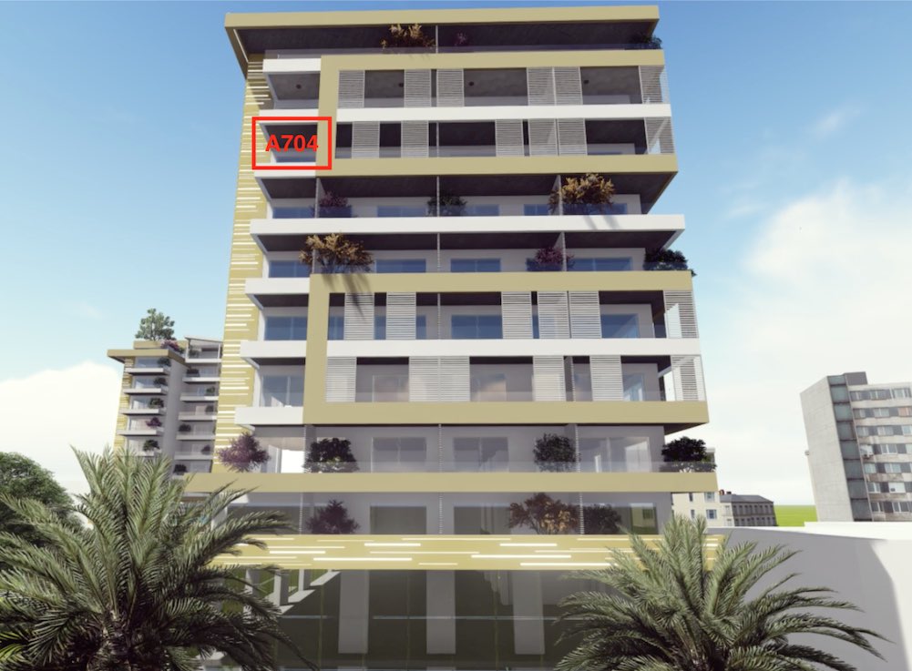Porto Budva - Two bedroom apartment A704, 9th floor, 89.07 m2 - Central sea and Old Town view 5