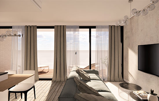 Novi luksuzni Complex Budva - Jednosoban stan As2, 60 m2, pogled na more 11