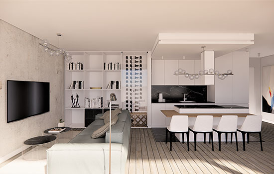 Novi luksuzni Complex Budva - Jednosoban stan As2, 60 m2, pogled na more 13