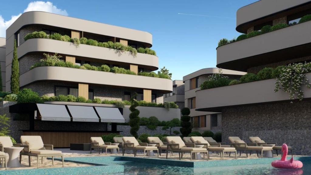 NOVO EKSKLUZIVNO VIP NASELJE KOD PLAŽE JAZ - Studio apartman na prizemlju površine 27m2,drugom spratu u zgradi A - Apartman D171- A208 7